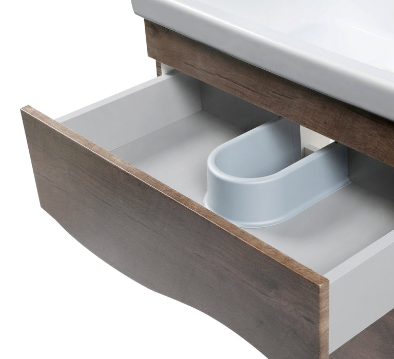 Wave Wood Rosewood Bathroom Vanity Rosewood 5