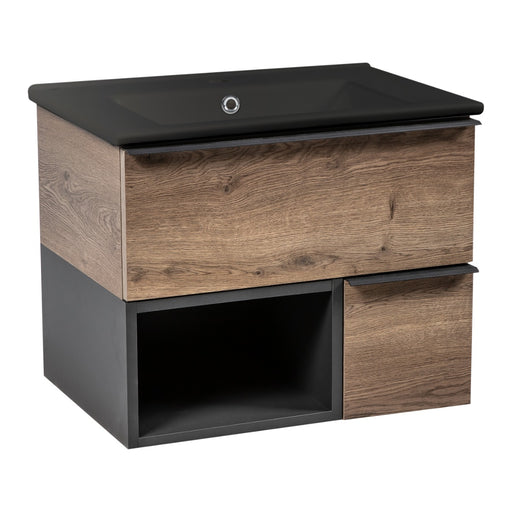 Monroe Wood Antracite Alicante Bathroom Vanity Antracite Alicante 1