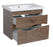 Wave Wood Rosewood  Bathroom Vanity Rosewood 3