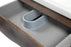 Wave Wood Rosewood  Bathroom Vanity Rosewood 5