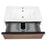 Monroe Wood Antracite Alicante Bathroom Vanity Antracite Alicante 6