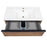 Monroe Wood Antracite Alicante Glossy Bathroom Vanity Antracite Alicante Glossy 6