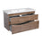 Wave Wood Rosewood  Bathroom Vanity Rosewood 3