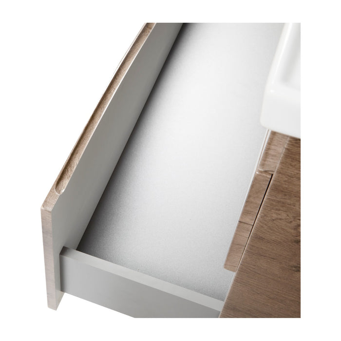Wave Wood Rosewood  Bathroom Vanity Rosewood 6