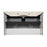 Wave Wood Rosewood  Bathroom Vanity Rosewood 5