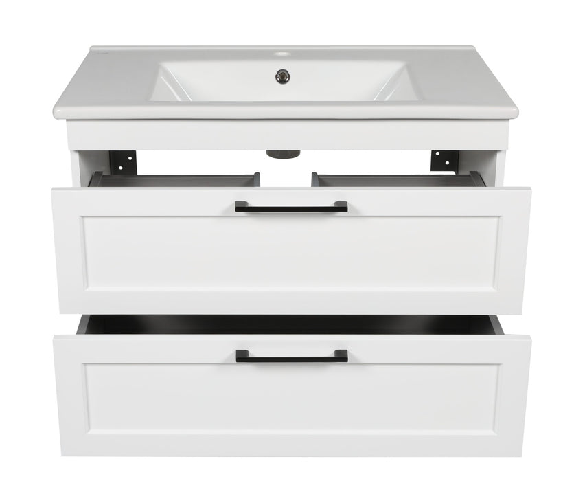 Palm Beach Wood Matte Glossy Bathroom Vanity Matte Glossy 4