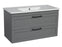 Palm Beach Wood Gray Matte Bathroom Vanity Gray Matte 1