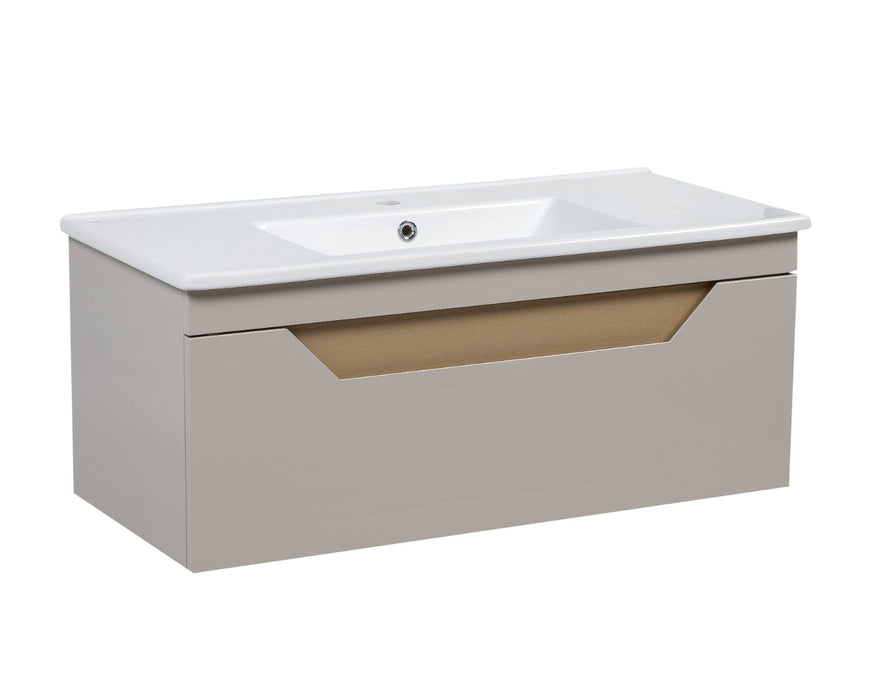 Troy Wood Mocha  Bathroom Vanity Mocha 1