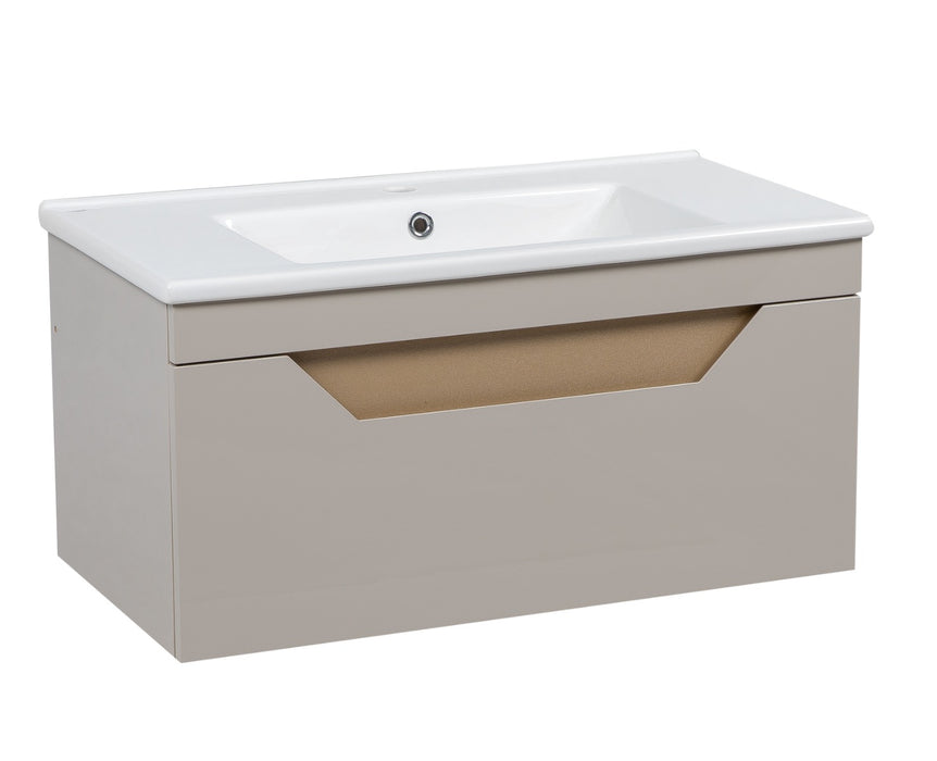 Troy Wood Mocha  Bathroom Vanity Mocha 1