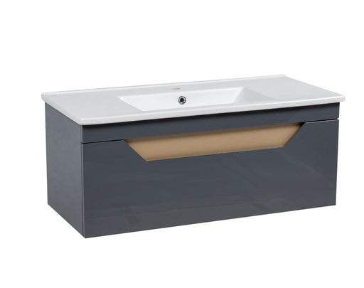 Troy Wood Graphite  Bathroom Vanity Graphite 1