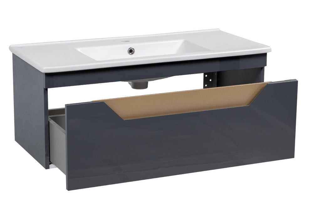 Troy Wood Graphite  Bathroom Vanity Graphite 3