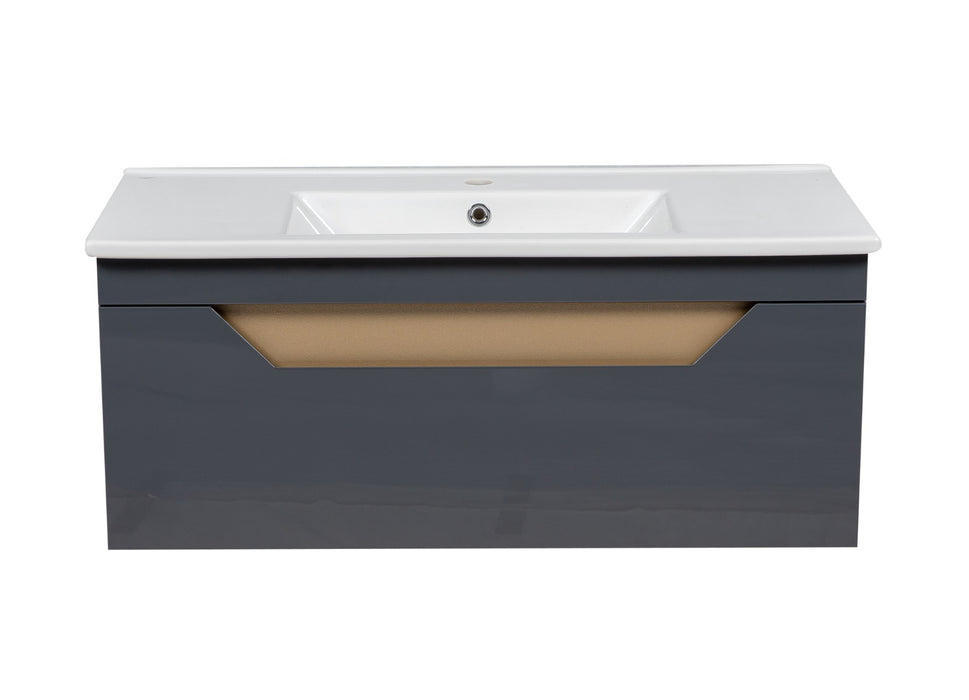 Troy Wood Graphite  Bathroom Vanity Graphite 5