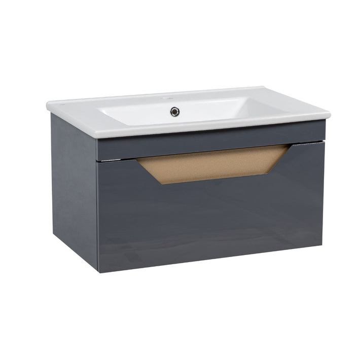 Troy Wood Graphite  Bathroom Vanity Graphite 1