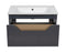 Troy Wood Graphite Glossy Bathroom Vanity Graphite Glossy 4