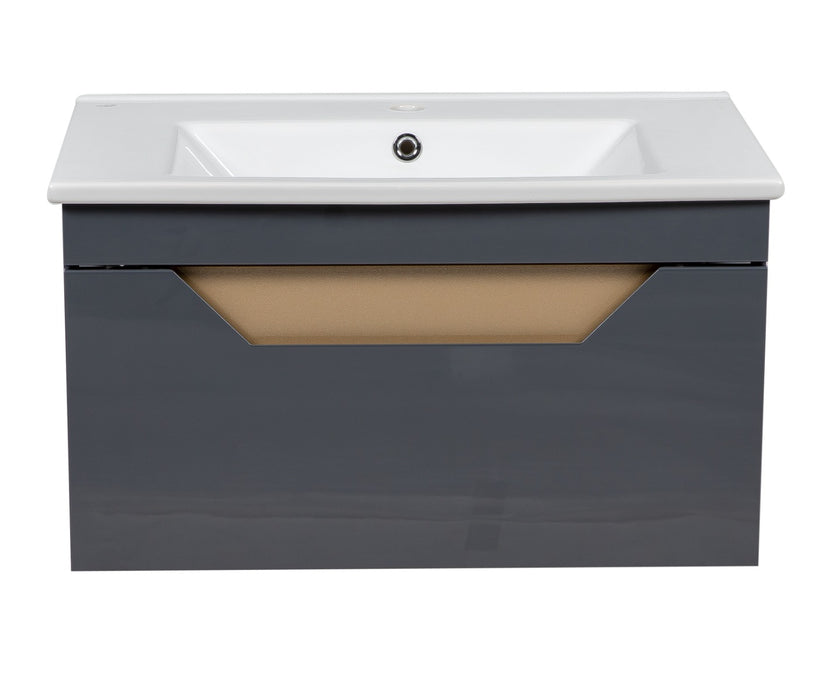 Troy Wood Graphite  Bathroom Vanity Graphite 5