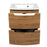 Delux Wood Teak Natural Bathroom Vanity Teak Natural 4
