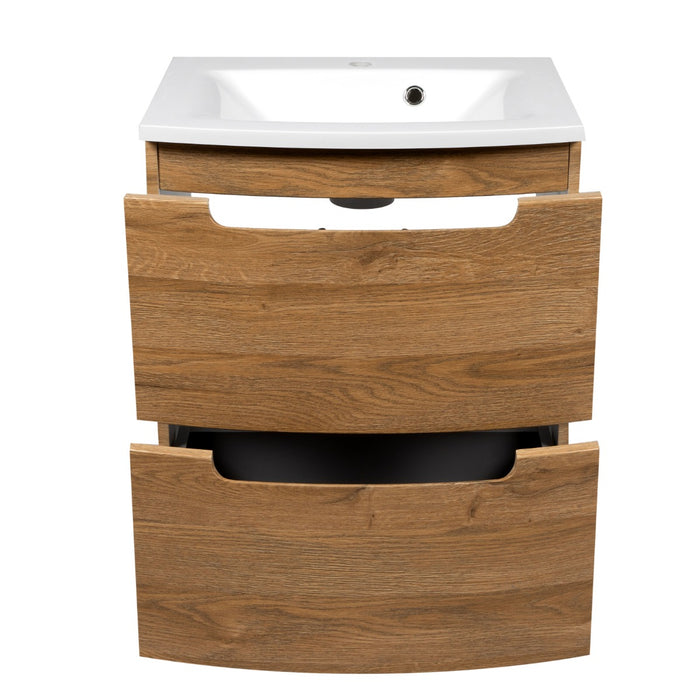 Delux Wood Teak Natural Bathroom Vanity Teak Natural 4
