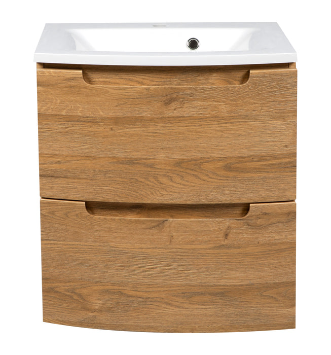Delux Wood Teak Natural  Bathroom Vanity Teak Natural 3