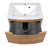 Delux Wood Teak Natural  Bathroom Vanity Teak Natural 2