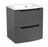 Delux Wood Gray Matte Bathroom Vanity Gray Matte 1