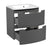 Delux Wood Gray Matte Bathroom Vanity Gray Matte 3