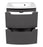 Delux Wood Gray Matte Bathroom Vanity Gray Matte 4