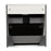 Delux Wood Gray Matte Bathroom Vanity Gray Matte 5