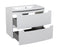 Delux Wood White Glossy Bathroom Vanity White Glossy 3