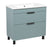 Trevi Wood Light Green Glossy Bathroom Vanity Light Green Glossy 1