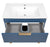 Trevi Wood Blue Matte Bathroom Vanity Blue Matte 4