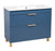 Trevi Wood Blue Matte Bathroom Vanity Blue Matte 1