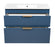 Trevi Wood Blue Matte Bathroom Vanity Blue Matte 3