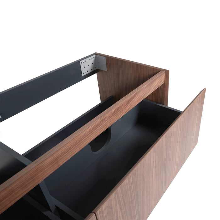 Premium Wood Walnut Veneer Bathroom Vanity Walnut Veneer 5