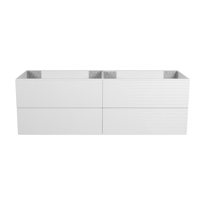 Leonardo Wood White Matte Bathroom Vanity White Matte 1