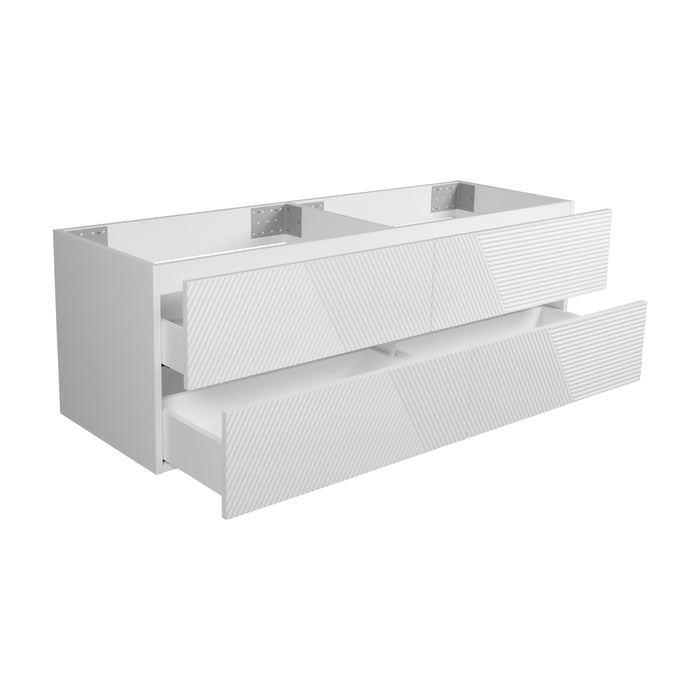 Leonardo Wood White Matte Bathroom Vanity White Matte 3