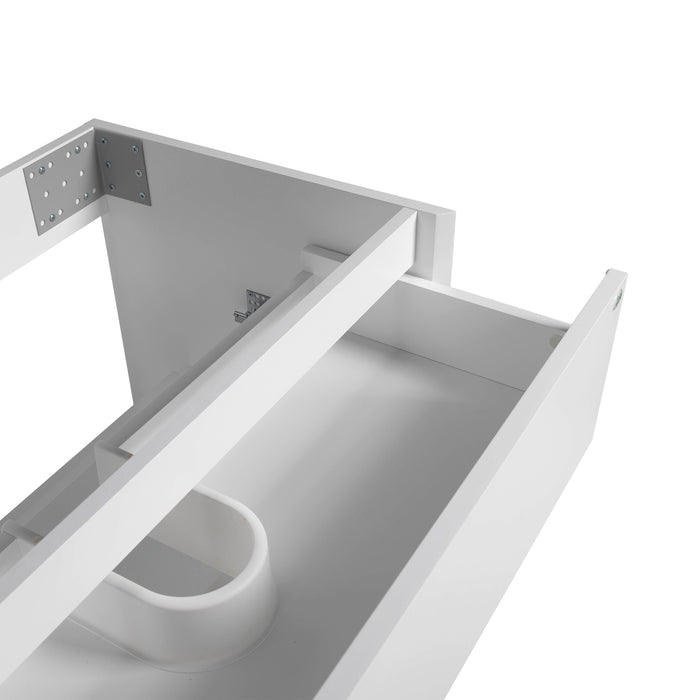 Donato Wood White Matte Bathroom Vanity White Matte 5