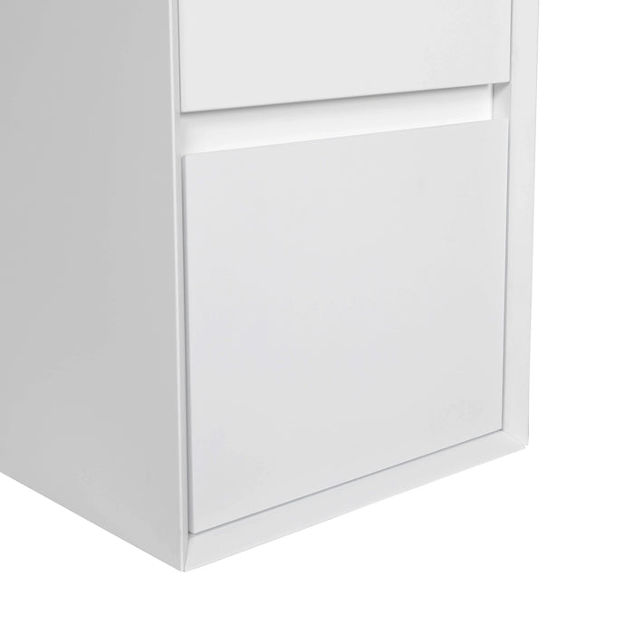 Donato Wood White Matte Bathroom Vanity White Matte 5