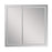 Summer Wood White Matte Medicine Cabinet White Matte 1