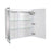 Summer Wood White Matte Medicine Cabinet White Matte 6