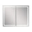 Summer Wood White Matte Medicine Cabinet White Matte 1