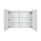 Summer Wood White Matte Medicine Cabinet White Matte 4