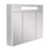 Spring Wood White Matte Medicine Cabinet White Matte 2