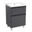 Elit Wood Graphite Glossy Bathroom Vanity Graphite Glossy 1