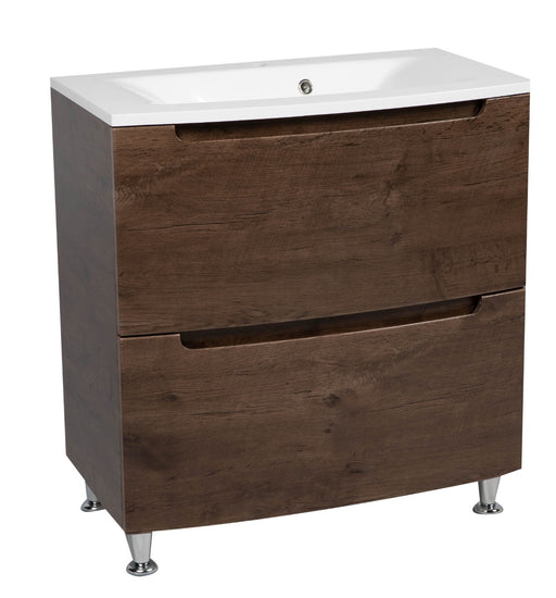 Delux Wood Rosewood Bathroom Vanity Rosewood 1