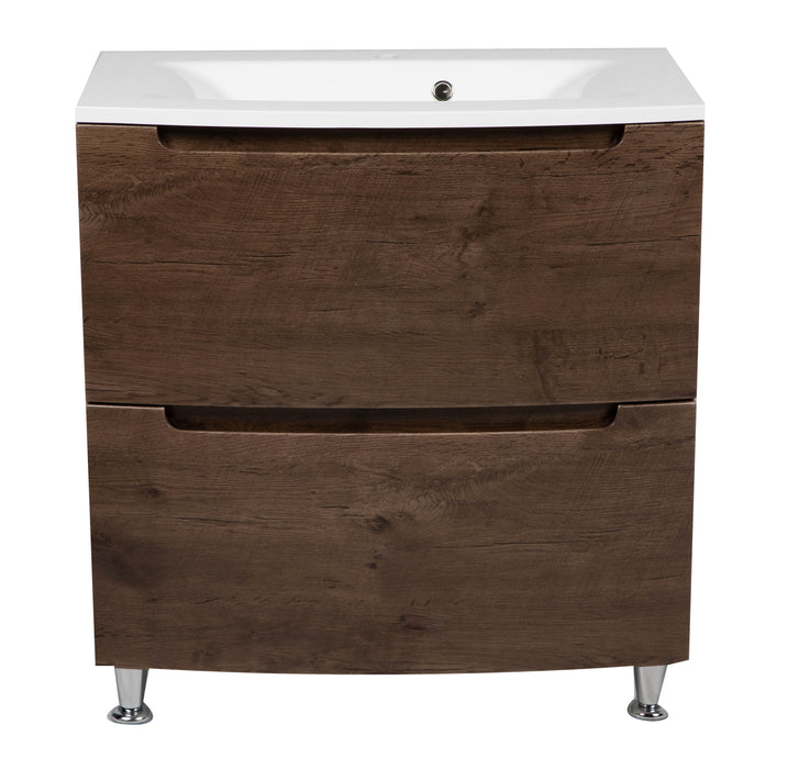 Delux Wood Rosewood  Bathroom Vanity Rosewood 6