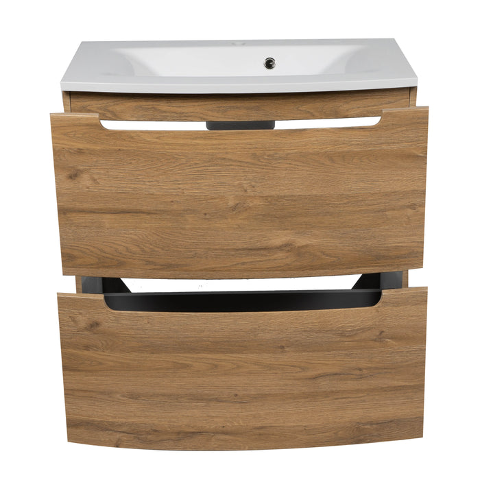 Delux Wood Teak Natural  Bathroom Vanity Teak Natural 5