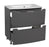 Delux Wood Gray Matte Bathroom Vanity Gray Matte 3