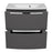 Delux Wood Gray Matte Bathroom Vanity Gray Matte 4