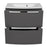Delux Wood Gray Matte Bathroom Vanity Gray Matte 5
