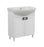 Woodmix Wood White Matte Bathroom Vanity White Matte 1
